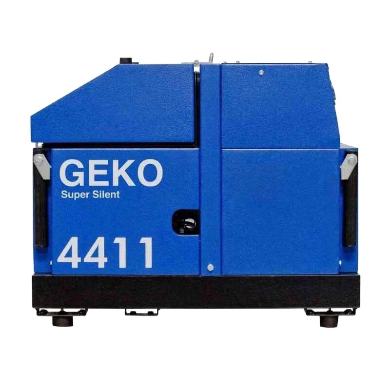 Бензиновый генератор Geko 4411 E AA/HHBA SS в кожухе, ручной стартер