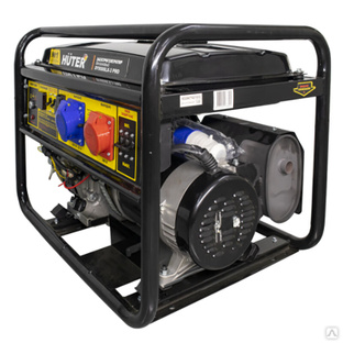 Бензиновый генератор Huter DY9500LX-3 PRO-электростартер (380 В/220 В) 