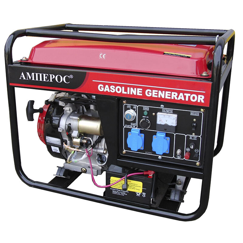 Бензиновый генератор Амперос LT9000СLE