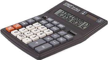 Калькулятор настольный Staff PLUS STF-333 (200x154мм) 12 разрядов двойное питание 250415