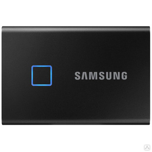 2 ТБ Внешний SSD Samsung T7 Touch, USB 3.2 Gen 2 Type-C, черный #1