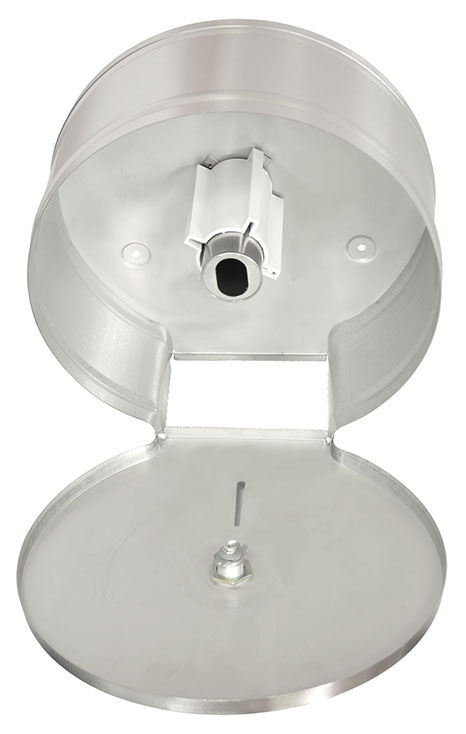 Диспенсер для туалетной бумаги G-teq 8912 до 21 см, нержавеющая сталь, хром матовый, с ключом, антивандальный 5