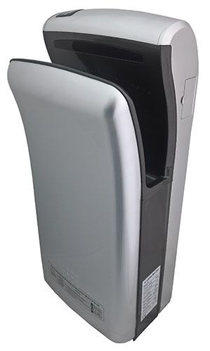 Сушилка для рук погружная высокоскоростная G-teq G-1800 PS, 1800 Вт, 1,8 кВт, пластик серебро