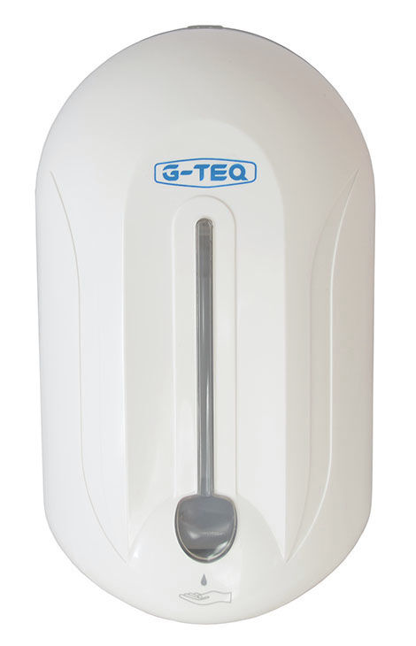 Дозатор для жидкого мыла автоматический G-teq 8639 Auto 1100 мл, 1,1 л, пластик белый, ключ