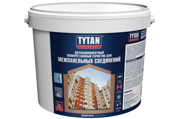 Двухкомпонентный полиуретановый герметик для межпанельных соединений, 16кг TYTAN Professional