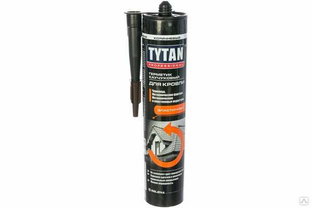 Герметик каучуковый для кровли, коричневый TYTAN Professional 310 мл 91691 