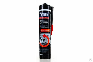 Герметик каучуковый для кровли, красный TYTAN Professional 310 мл 91530 