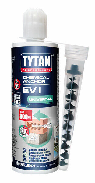 Анкер химический Tytan Professional универсальный EV-I 165 мл серый