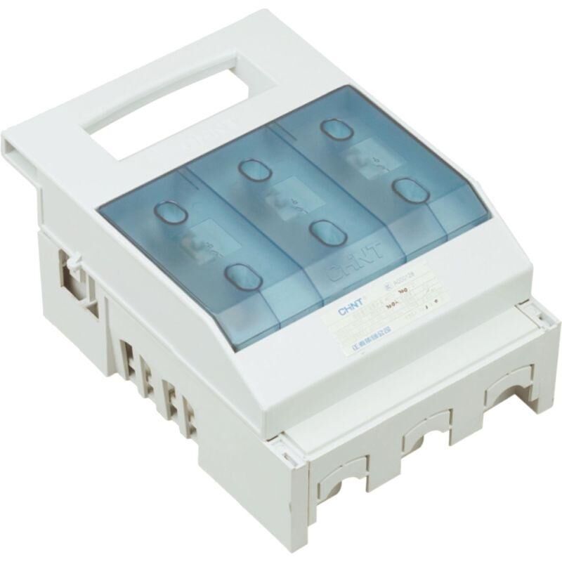 Выключатель-разъединитель 3п 100 А NHR17-100/3 откидной с плавкими вставками со вспомогат. контактами CHINT 403017