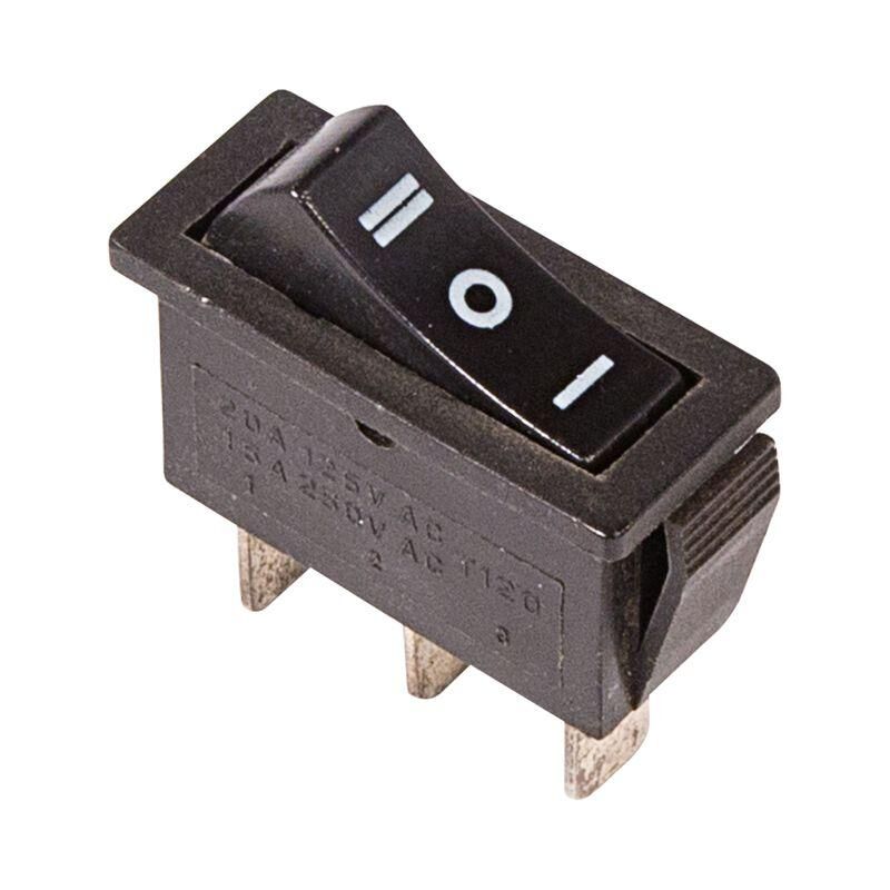 Выключатель клавишный 250В 10А (3с) "ON-OFF-ON" черн. с нейтралью (RWB-411; SC-791) Rexant 36-2220