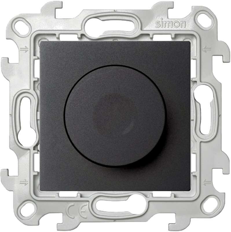 Механизм светорегулятора 1-клавишный 1п 2мод. СП Simon 24 10А IP20 450 В графит Simon 2410313-038
