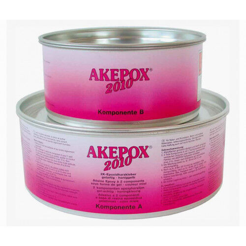 Эпоксидный желеобразный клей AKEPOX 2010 прозрачно-медовый 10623, 2,25 кг AKEMI