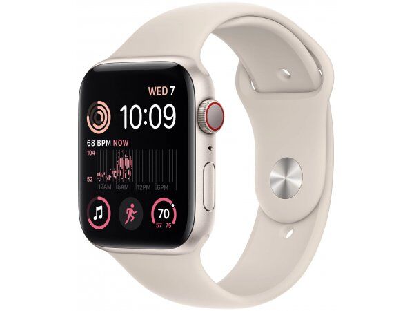 Смарт часы Apple Watch Series SE 2022 Gen 2 40 мм Aluminium Case, Starlight/Starlight S/M Sport Band