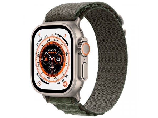 Смарт часы Apple Watch Ultra 49 мм Titanium Case Alpine Loop Green L