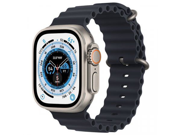 Смарт часы Apple Watch Ultra 49 мм Titanium Case Ocean Band Midnight