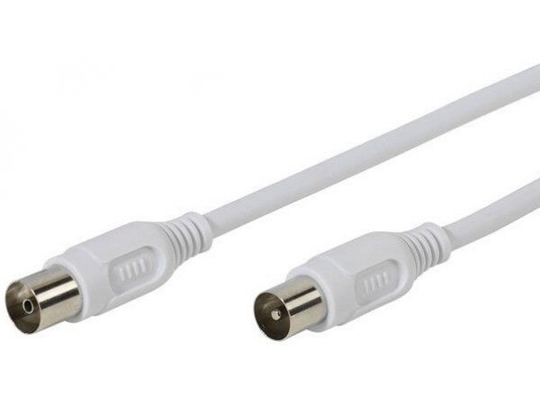Соединительные кабели Vivanco 43029. ант. 5.0m белый.