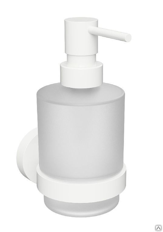 Настенный дозатор для жидкого мыла (стекло) Bemeta WHITE белый 145х75х100 см 104109104 1
