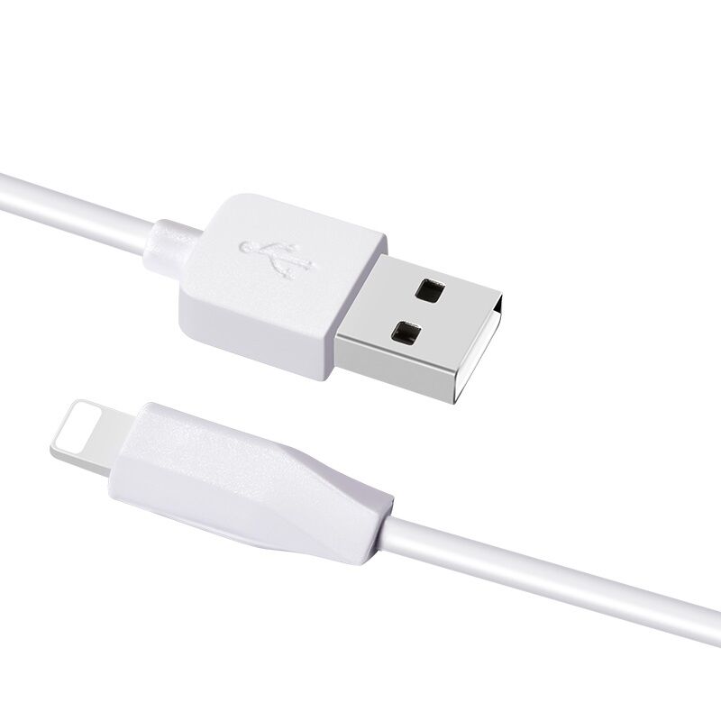 USB кабель шт.USB (A) - шт.Lightning 1,0м, 2,4А белый X1 "Hoco" 2