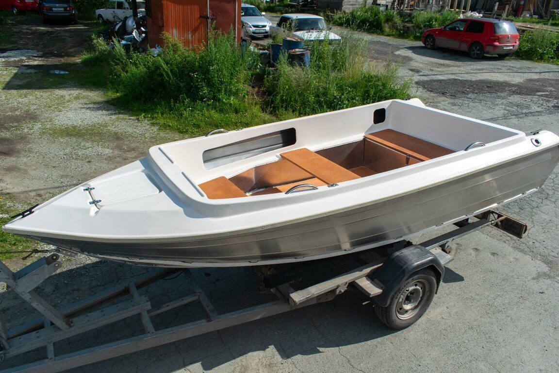 Лодка ВИЗА Алюмакс-435 Комбинированный,Консоль