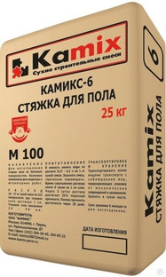 Стяжка для пола КАМИКС-6 М100 (25 кг) 