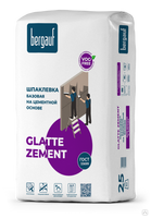 Шпаклевка Bergauf Glatte Zement базовая цементная 25 кг BERGAUF