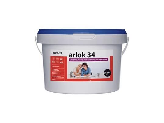 Клей водно-дисперсионный Arlok 34, упаковка 14 кг