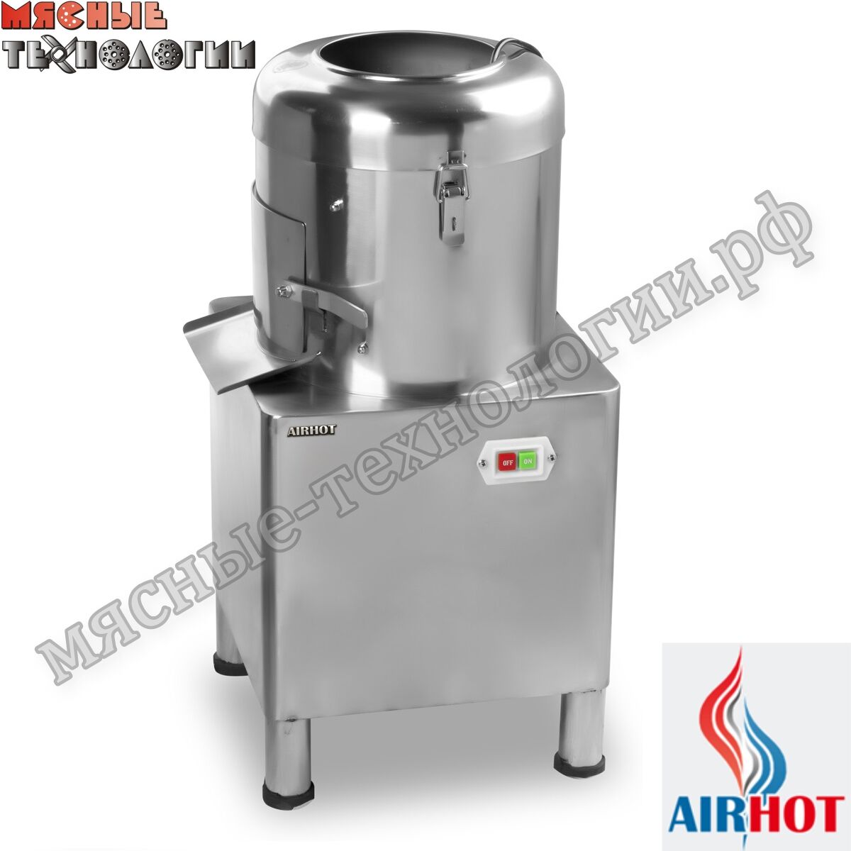 Картофелечистка AIRHOT HLP-15 ECO (400 кг/ч, 220В)