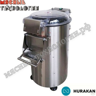 Картофелечистка Hurakan HKN-PPF10M.
Производительность 250 кг/ч, емкость бункера 15 кг, 220 В. 