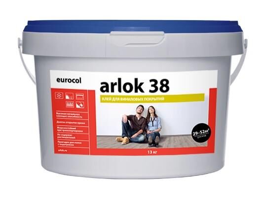 Клей водно-дисперсионный Arlok 38, упаковка 13 кг