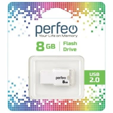 Perfeo USB 8GB M01 White #1