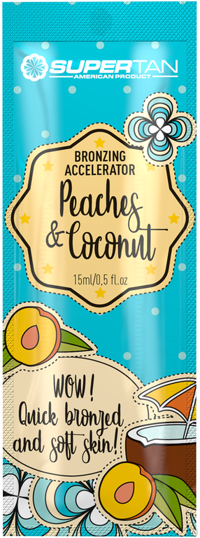 Бронзатор SUPER TAN Peaches&Coconut&Cream 15 мл