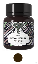 Хна для бровей темно коричневая SEXY BROW HENNA 30 капсул