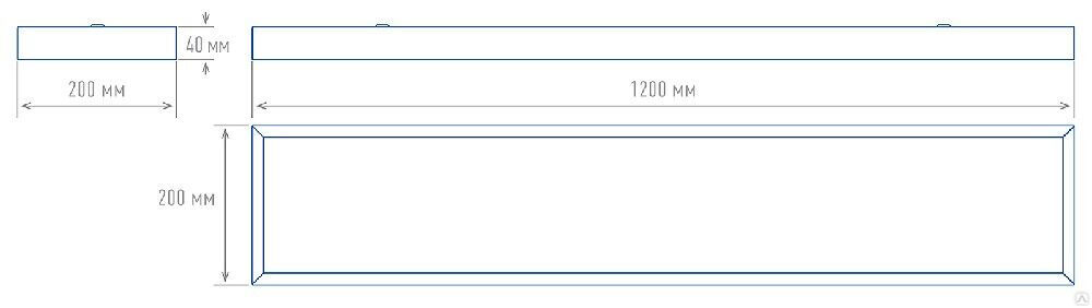 Офисный светильник TL-Office 40 L1200 O 5K EM 6,5-8
