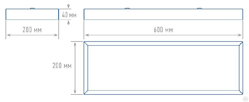 Офисный светильник TL-Office 15 L600 O 4K EM 2,4