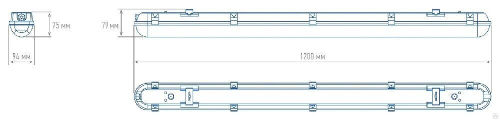 Промышленный светильник TL-SLIM 40 LC EM 6,5-8