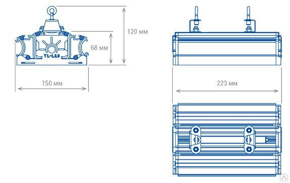 Низковольтный светильник TL-PROM Plus 24V LV 50 5K D