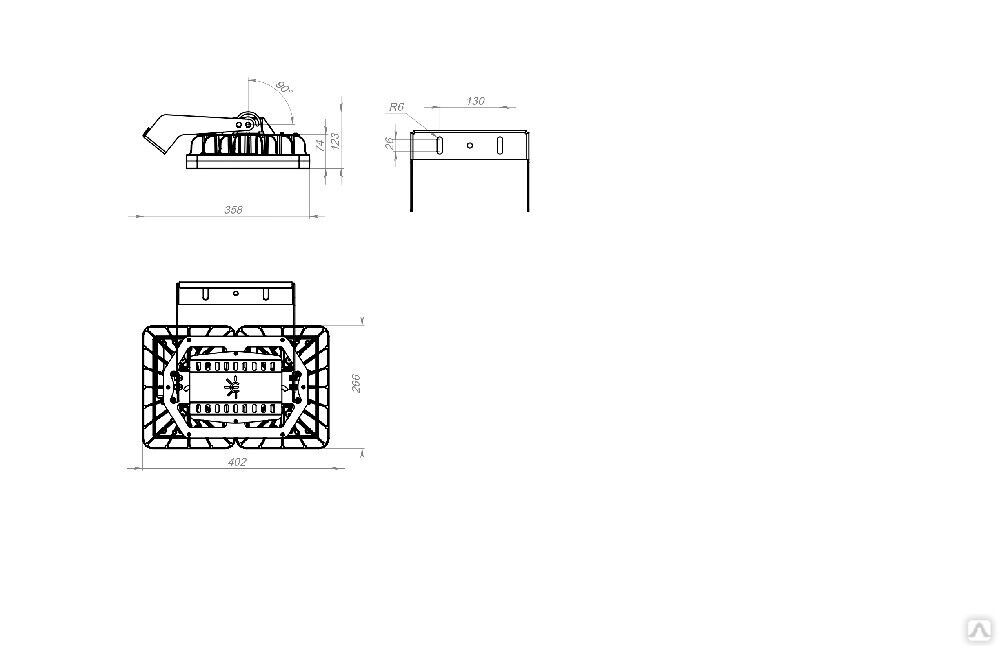 Низковольтный светильник TL-PROM APS 24V LV 100 750 D