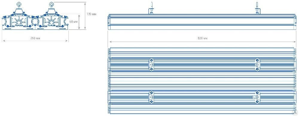 Низковольтный светильник TL-PROM Plus 24V LV 400 5K D
