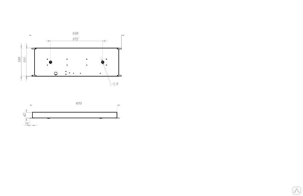 Офисный светильник TL-Office 15 GR 588x190 OPL 840