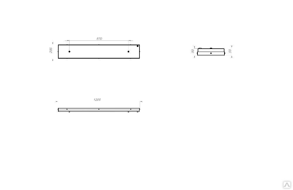 Офисный светильник TL-Office 38 L1200 PRS 850 IP54