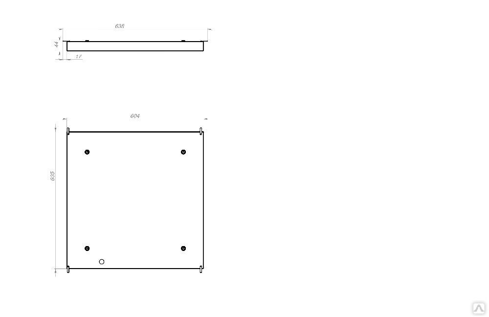 Офисный светильник TL-Office 30 GR 588x588 OPL 840
