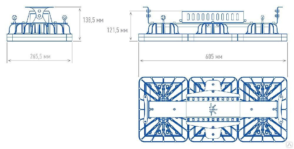 Промышленный светильник TL-PROM APS 210 5K D
