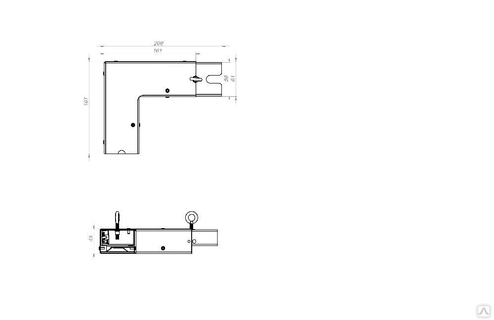 Соединительный L-модуль TL-LINE M