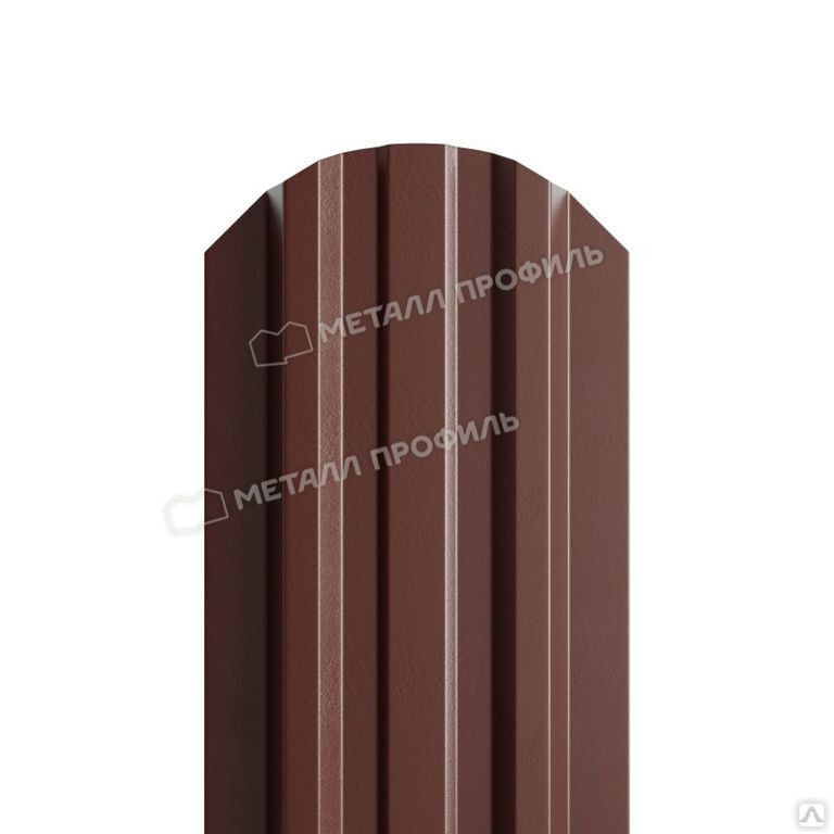 Штакетник металлический Lane Полиэстер 0,45 мм Коричневый шоколад