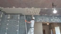 Оштукатуривание потолков от 3 см (по маякам)