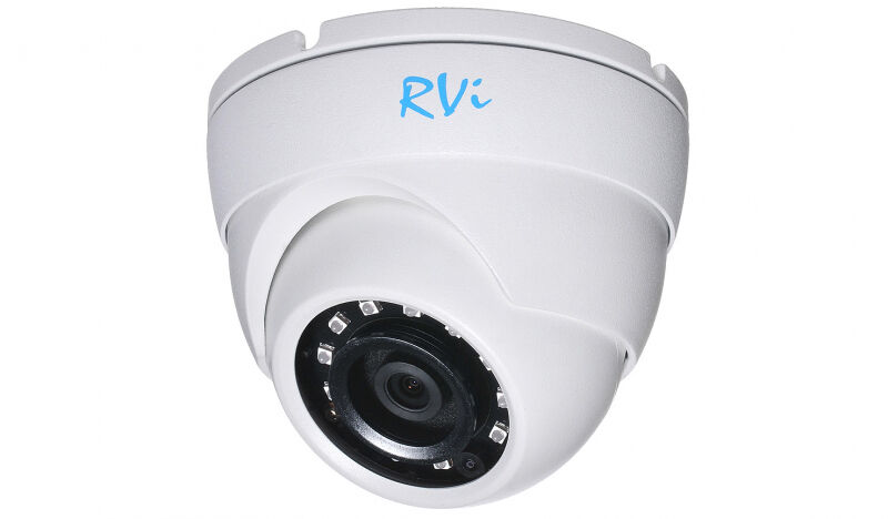 Видеокамера HD-TVI купольная RVI-1ACE400 (2.8) WHITE