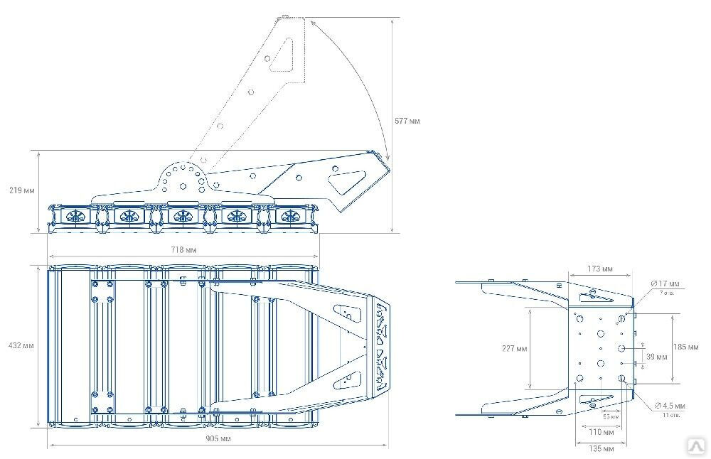 Промышленный светильник TL-PROM SM 510 5K FL DIM D