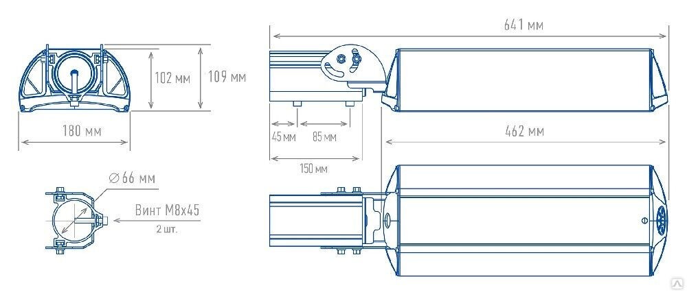 Светильник светодиодный уличный TL-STREET 80 5K F3 SW