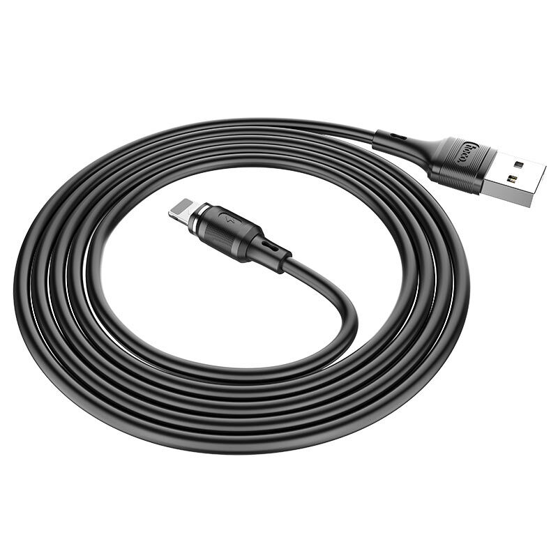 USB кабель шт.USB (A) - шт.Lightning 1,0м, 2,4А магнитный, поворотный, резиновый X52 "Hoco" 4