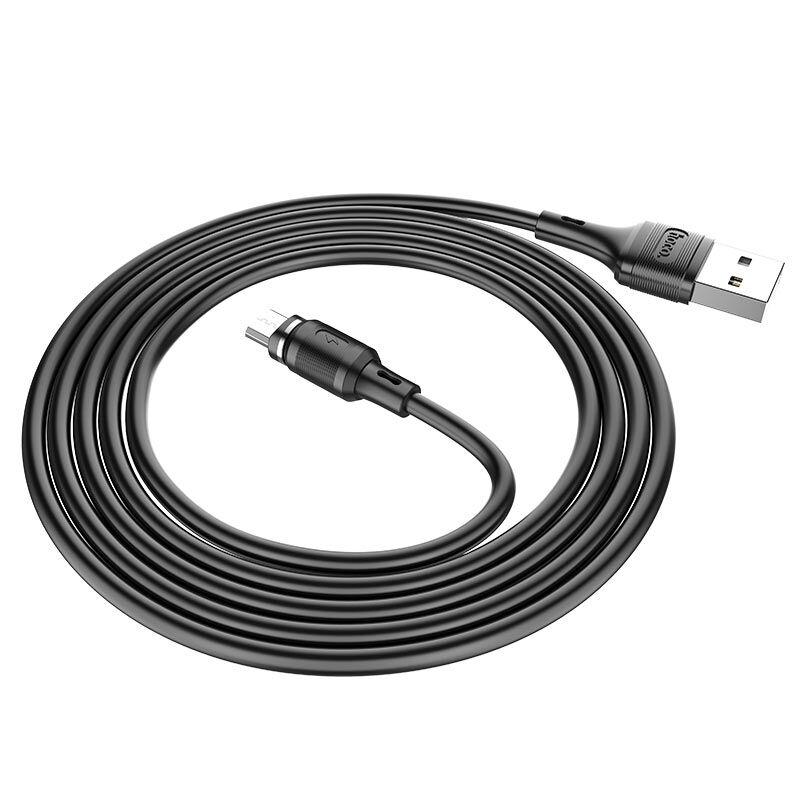 USB кабель шт.USB (A) - шт.Type-C "Hoco" X52 (резиновый, магнитный , поворотный) 3.0A, 1м, чёрный 4